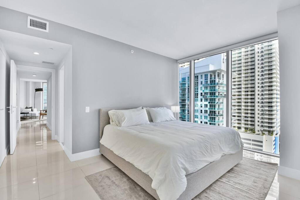 Lovely Upscale Condo Gorgeous View 2Bd 2Bath In Brickell Маямі Екстер'єр фото