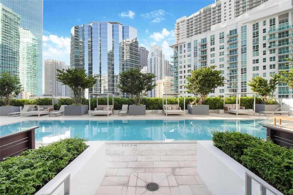 Lovely Upscale Condo Gorgeous View 2Bd 2Bath In Brickell Маямі Екстер'єр фото